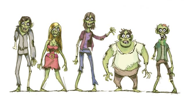 Ein paar Zombies